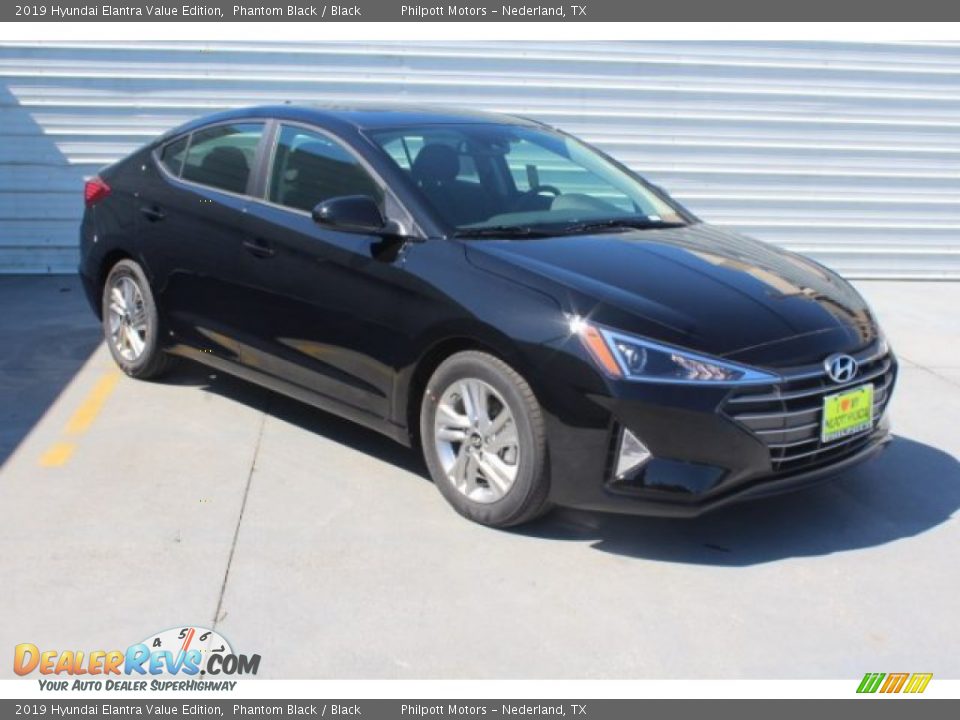 2019 Hyundai Elantra Value Edition Phantom Black / Black Photo #2