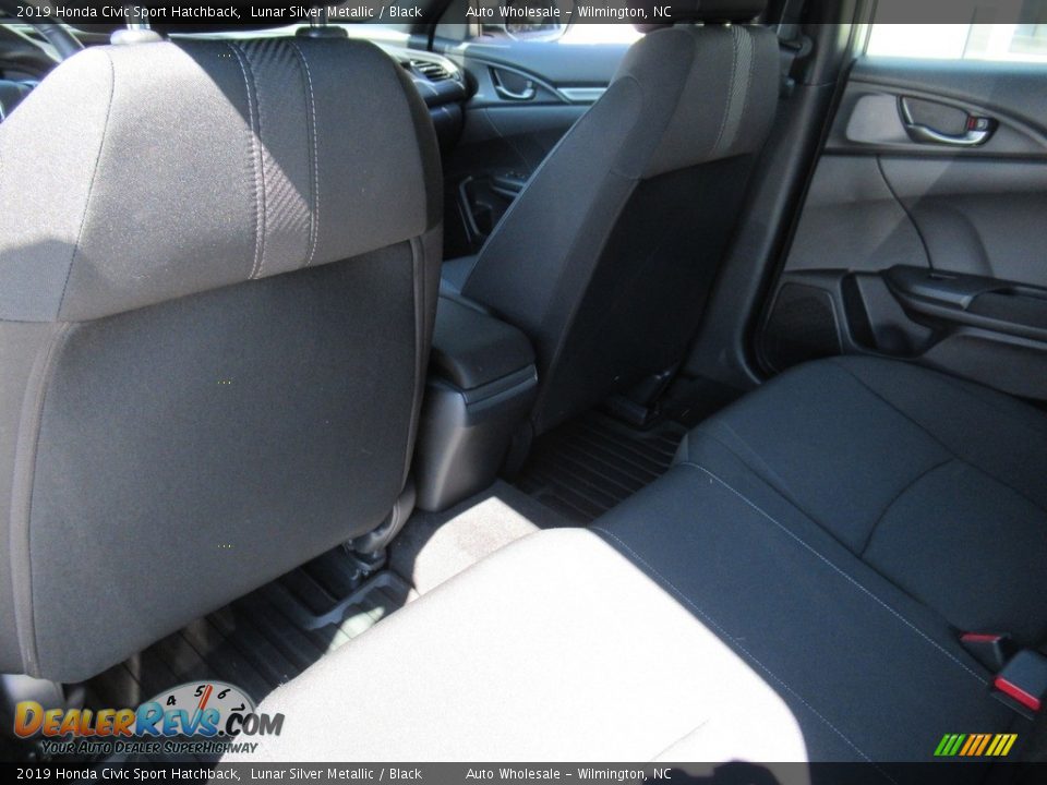 2019 Honda Civic Sport Hatchback Lunar Silver Metallic / Black Photo #12
