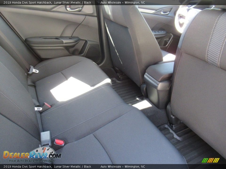 2019 Honda Civic Sport Hatchback Lunar Silver Metallic / Black Photo #14