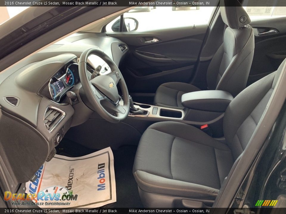 2016 Chevrolet Cruze LS Sedan Mosaic Black Metallic / Jet Black Photo #8