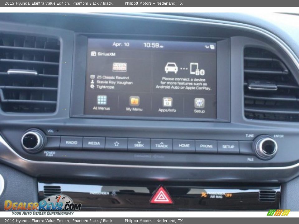 2019 Hyundai Elantra Value Edition Phantom Black / Black Photo #11