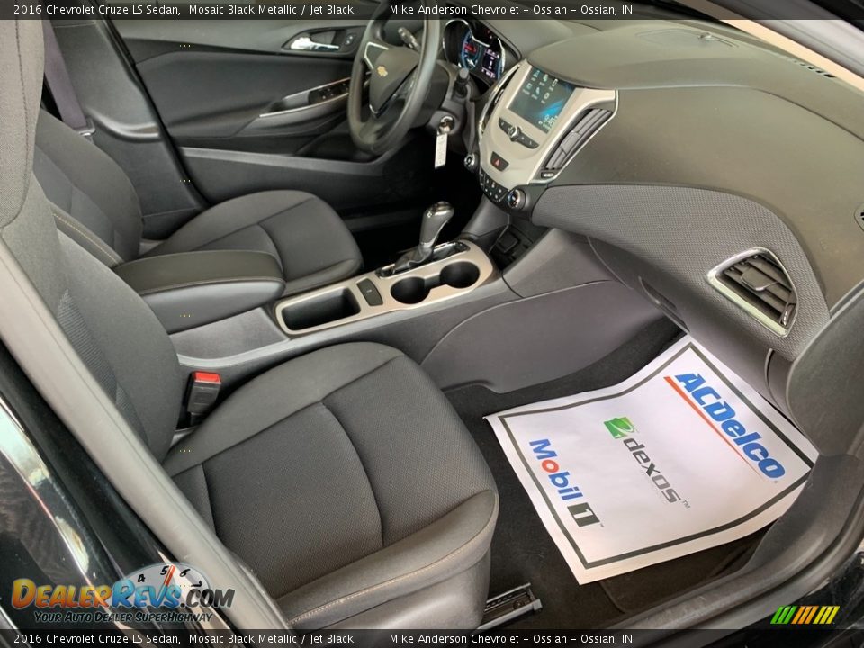 2016 Chevrolet Cruze LS Sedan Mosaic Black Metallic / Jet Black Photo #9