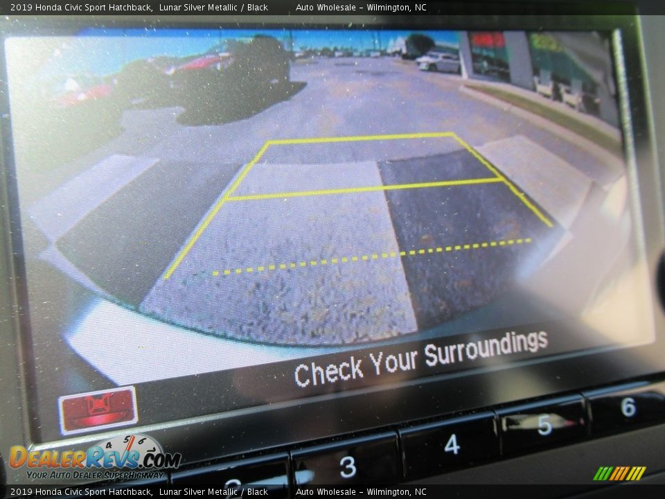 2019 Honda Civic Sport Hatchback Lunar Silver Metallic / Black Photo #18