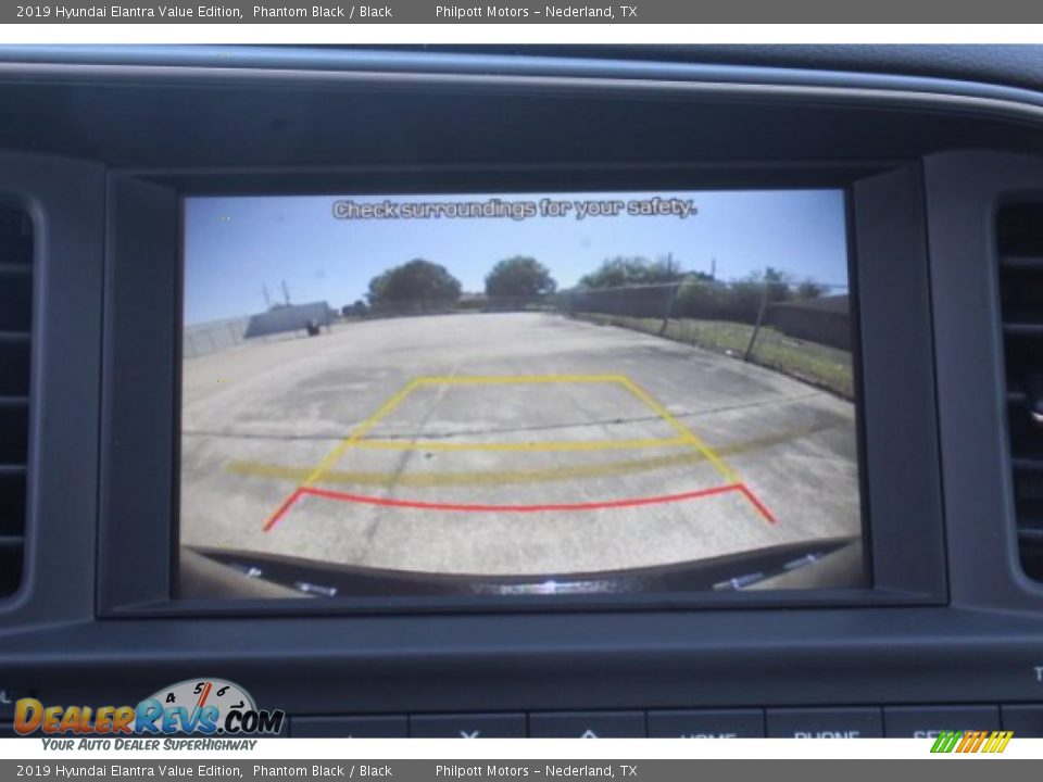 2019 Hyundai Elantra Value Edition Phantom Black / Black Photo #13