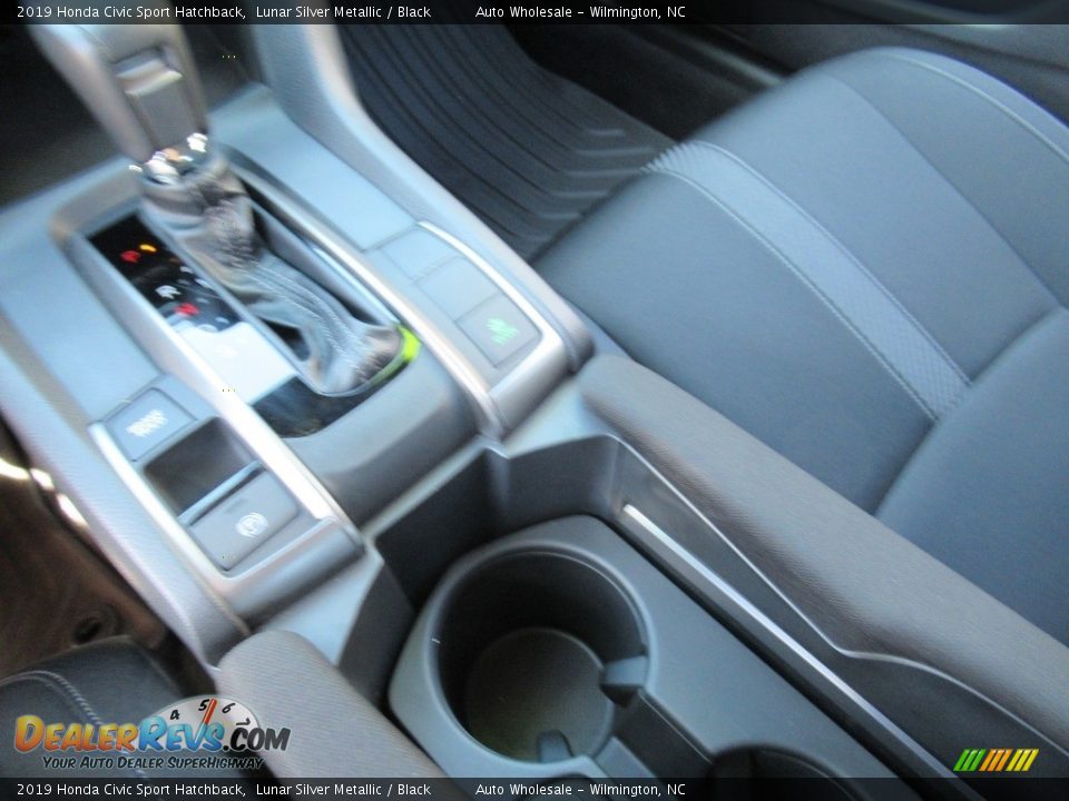 2019 Honda Civic Sport Hatchback Lunar Silver Metallic / Black Photo #19