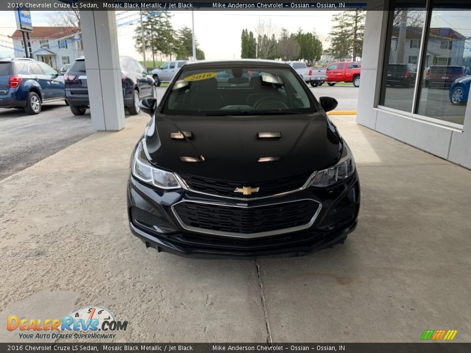 2016 Chevrolet Cruze LS Sedan Mosaic Black Metallic / Jet Black Photo #13