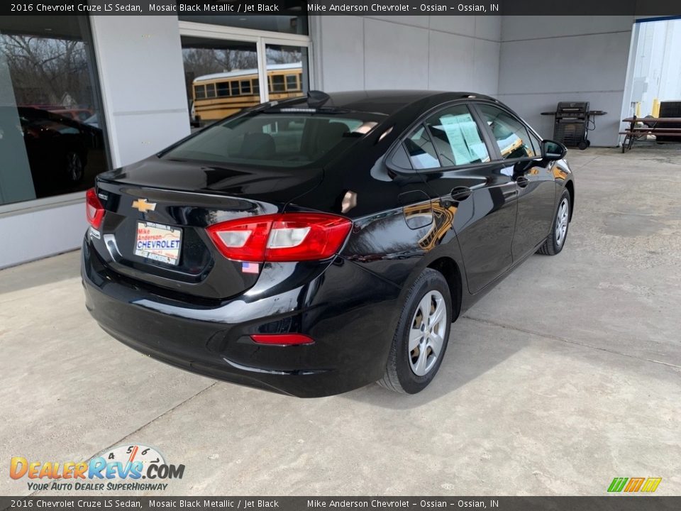 2016 Chevrolet Cruze LS Sedan Mosaic Black Metallic / Jet Black Photo #14