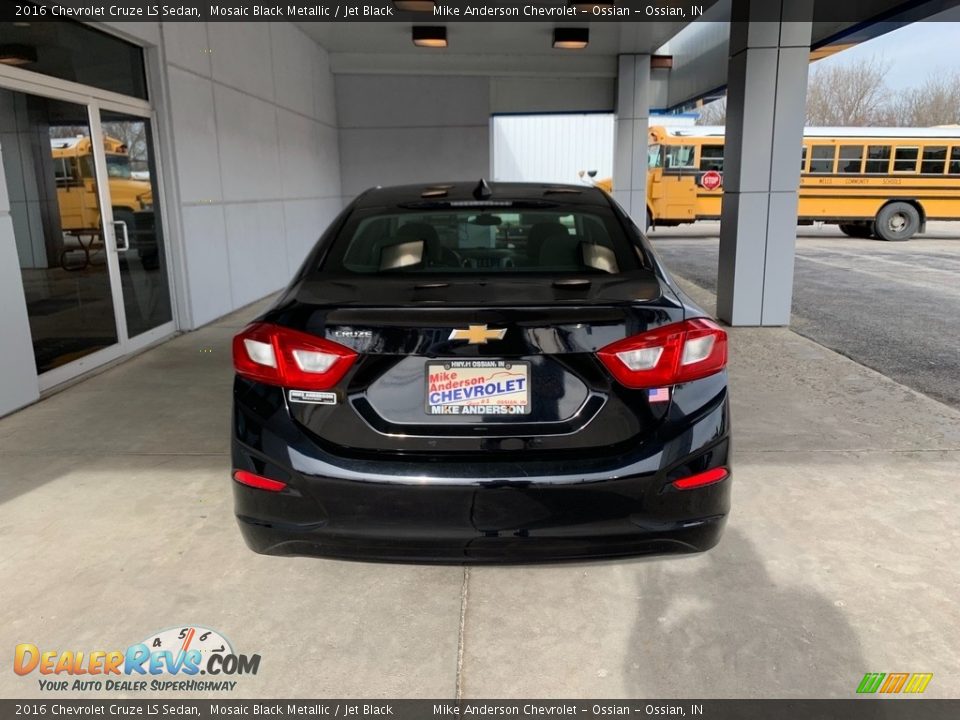 2016 Chevrolet Cruze LS Sedan Mosaic Black Metallic / Jet Black Photo #15