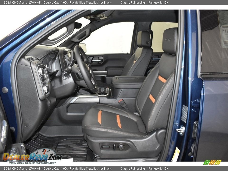 2019 GMC Sierra 1500 AT4 Double Cab 4WD Pacific Blue Metallic / Jet Black Photo #6
