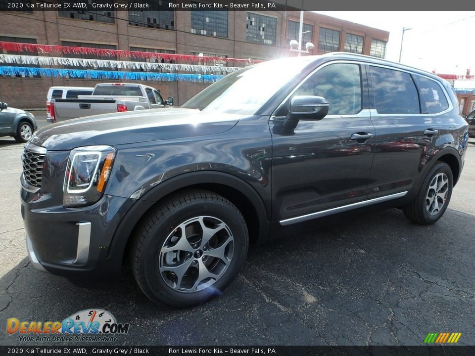 Front 3/4 View of 2020 Kia Telluride EX AWD Photo #7