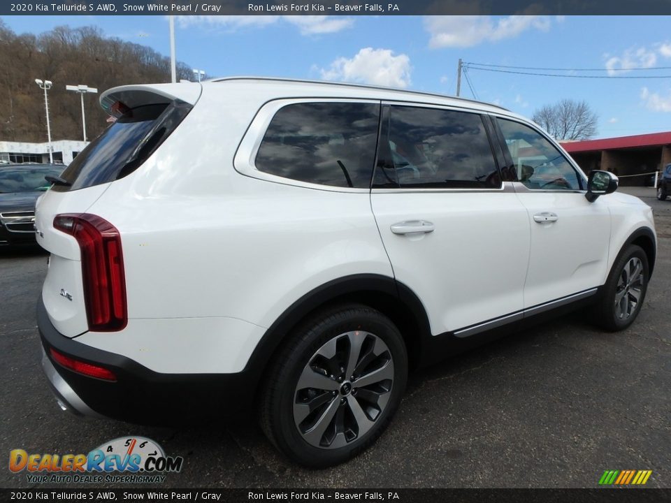 Snow White Pearl 2020 Kia Telluride S AWD Photo #2