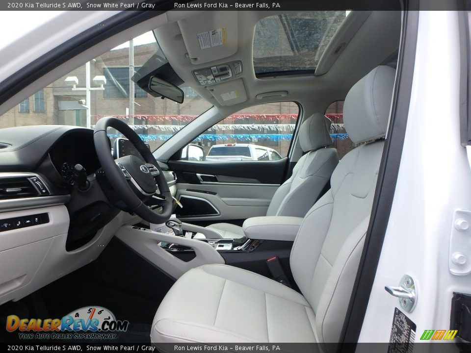 Gray Interior - 2020 Kia Telluride S AWD Photo #11