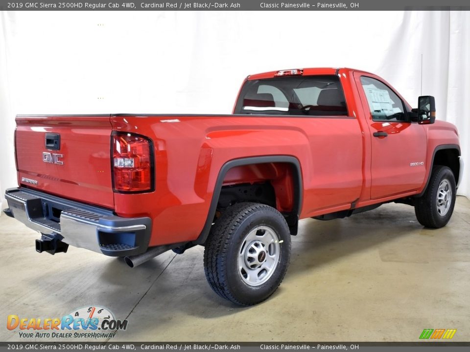 2019 GMC Sierra 2500HD Regular Cab 4WD Cardinal Red / Jet Black/­Dark Ash Photo #2
