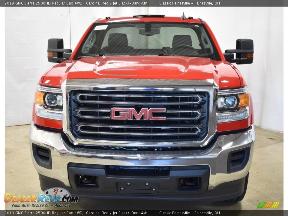 2019 GMC Sierra 2500HD Regular Cab 4WD Cardinal Red / Jet Black/­Dark Ash Photo #4