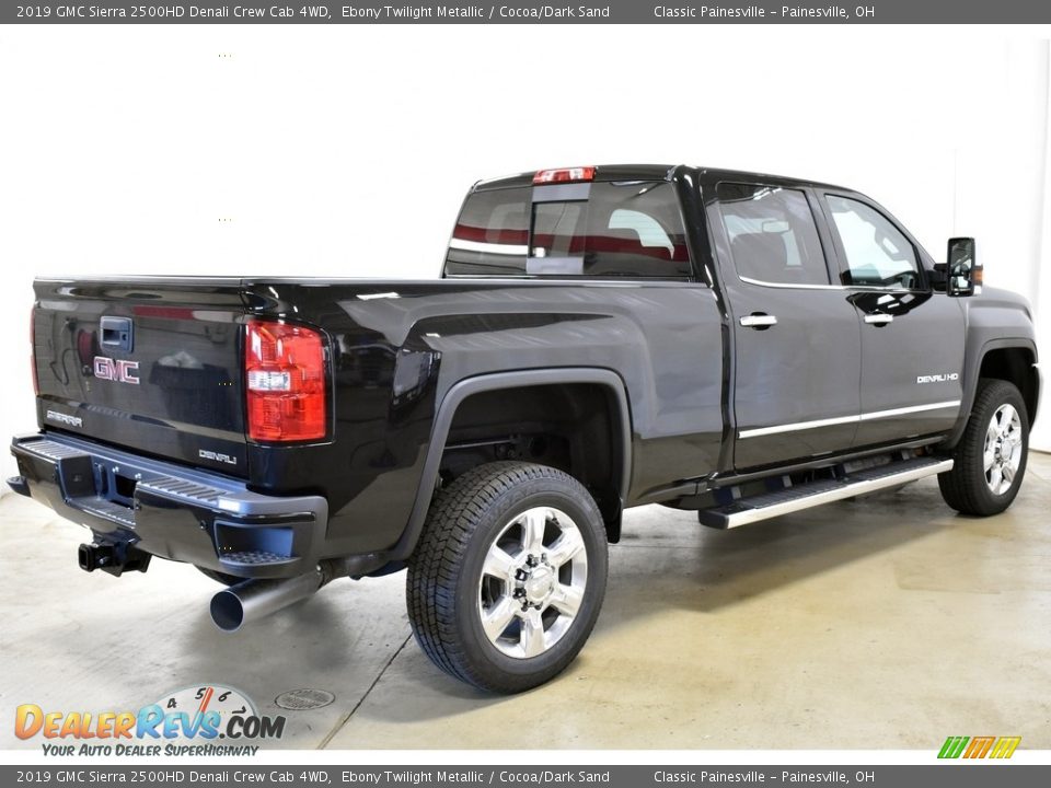 2019 GMC Sierra 2500HD Denali Crew Cab 4WD Ebony Twilight Metallic / Cocoa/Dark Sand Photo #2