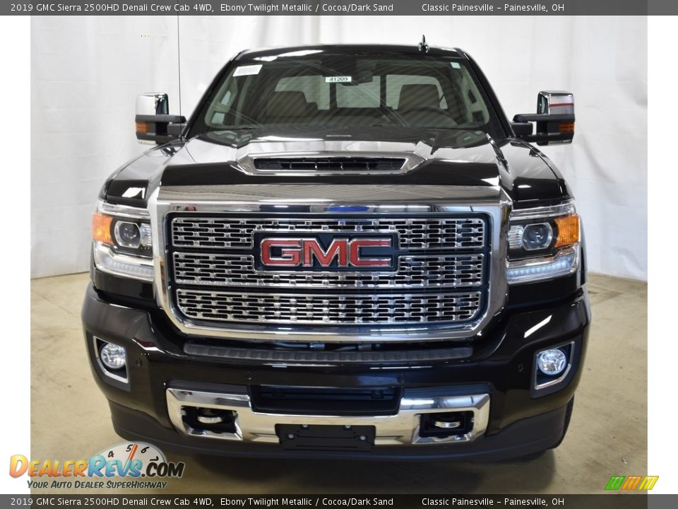 2019 GMC Sierra 2500HD Denali Crew Cab 4WD Ebony Twilight Metallic / Cocoa/Dark Sand Photo #4