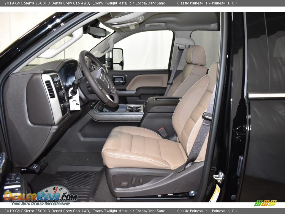 Cocoa/Dark Sand Interior - 2019 GMC Sierra 2500HD Denali Crew Cab 4WD Photo #6