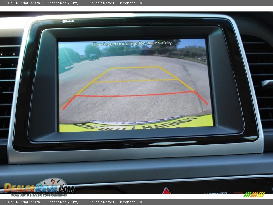 2019 Hyundai Sonata SE Scarlet Red / Gray Photo #15