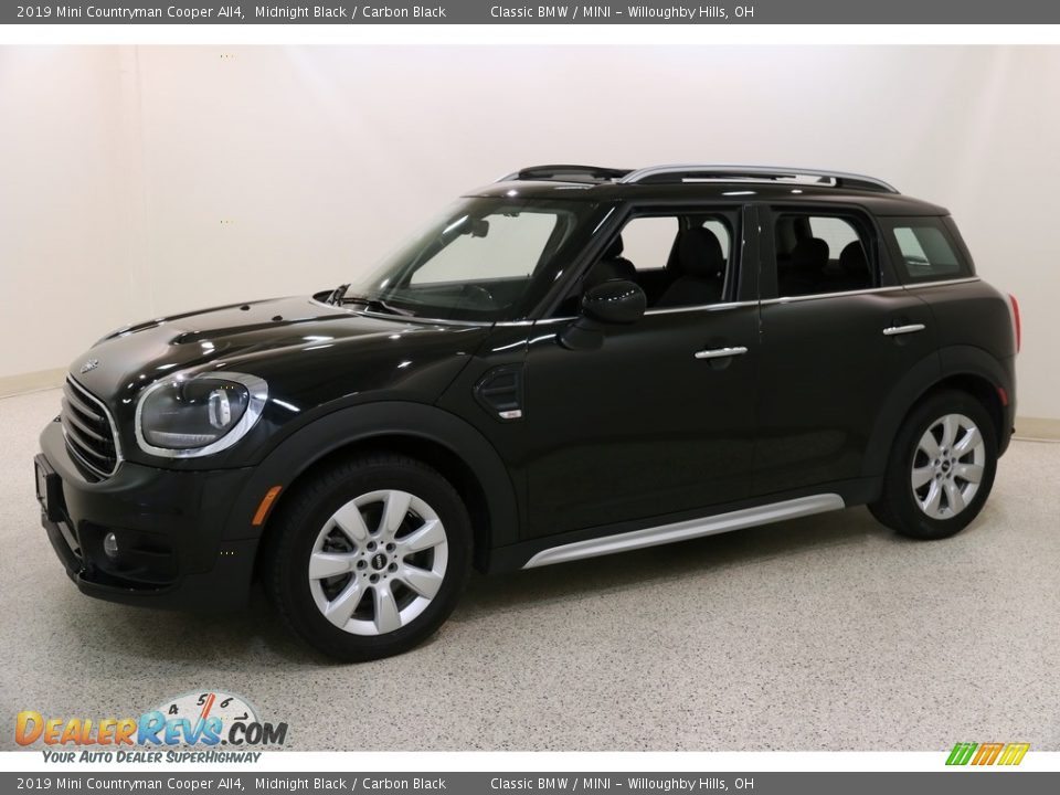 2019 Mini Countryman Cooper All4 Midnight Black / Carbon Black Photo #3