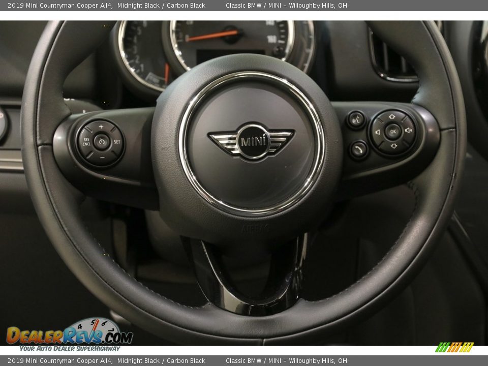 2019 Mini Countryman Cooper All4 Midnight Black / Carbon Black Photo #7
