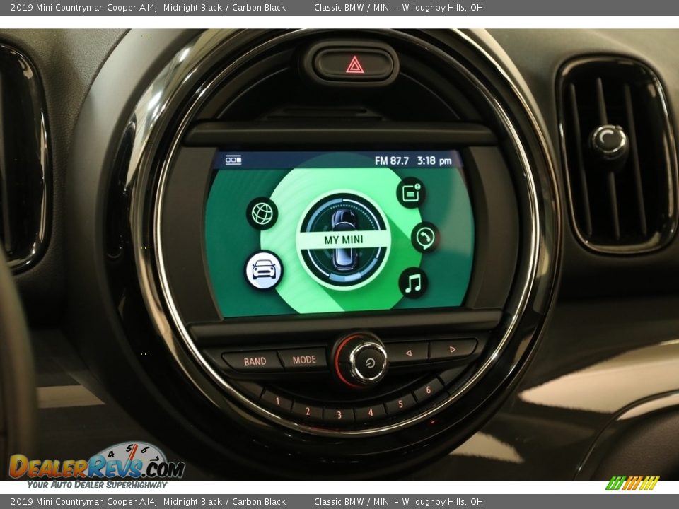 2019 Mini Countryman Cooper All4 Midnight Black / Carbon Black Photo #9