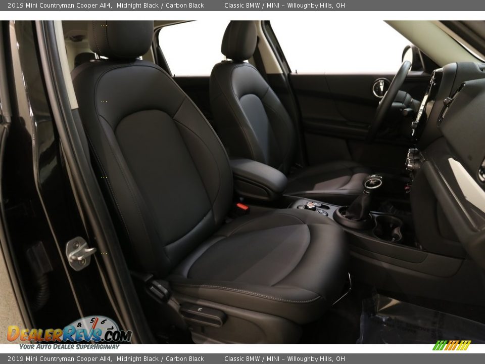 2019 Mini Countryman Cooper All4 Midnight Black / Carbon Black Photo #15