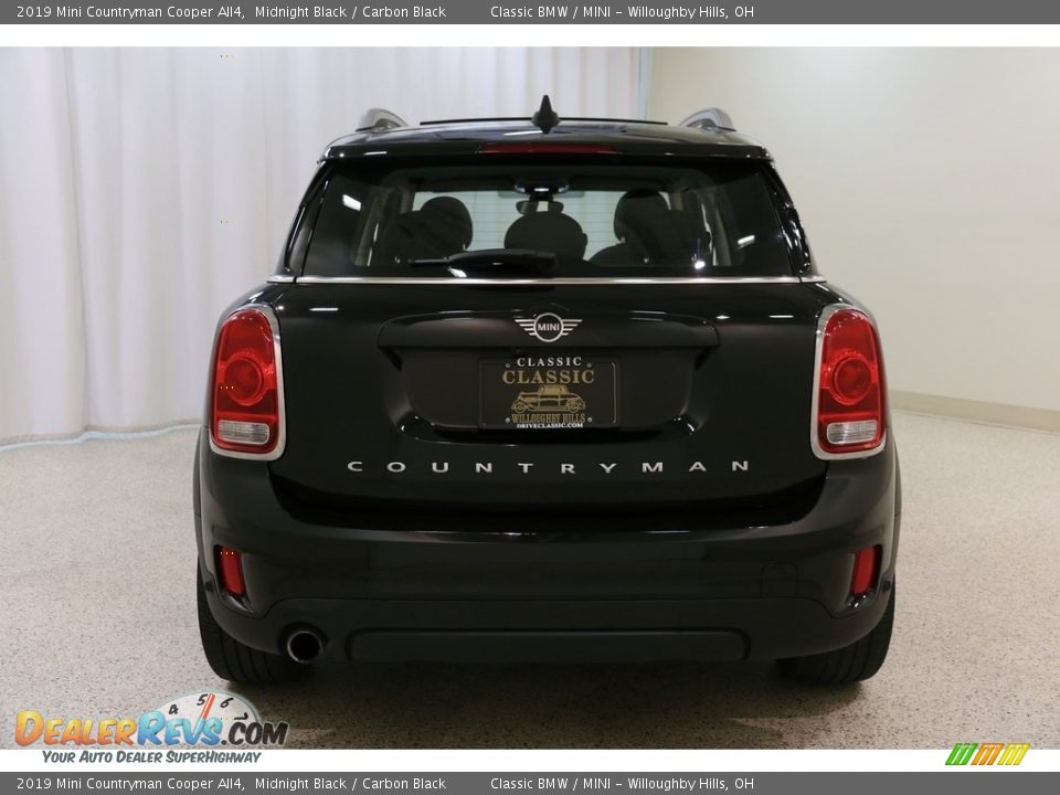 2019 Mini Countryman Cooper All4 Midnight Black / Carbon Black Photo #18