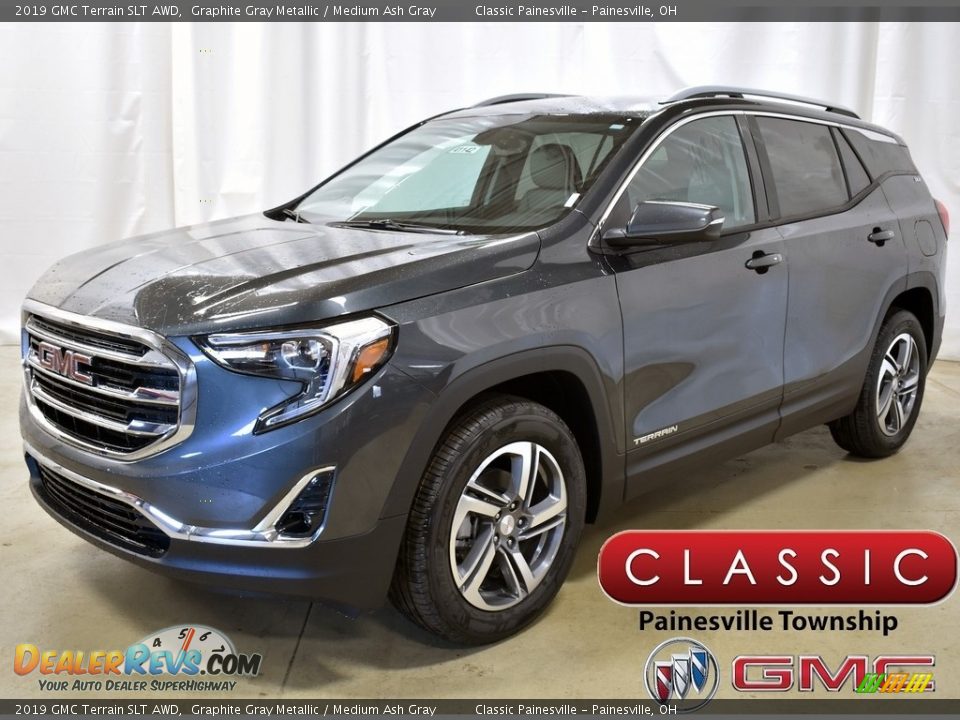 2019 GMC Terrain SLT AWD Graphite Gray Metallic / Medium Ash Gray Photo #1