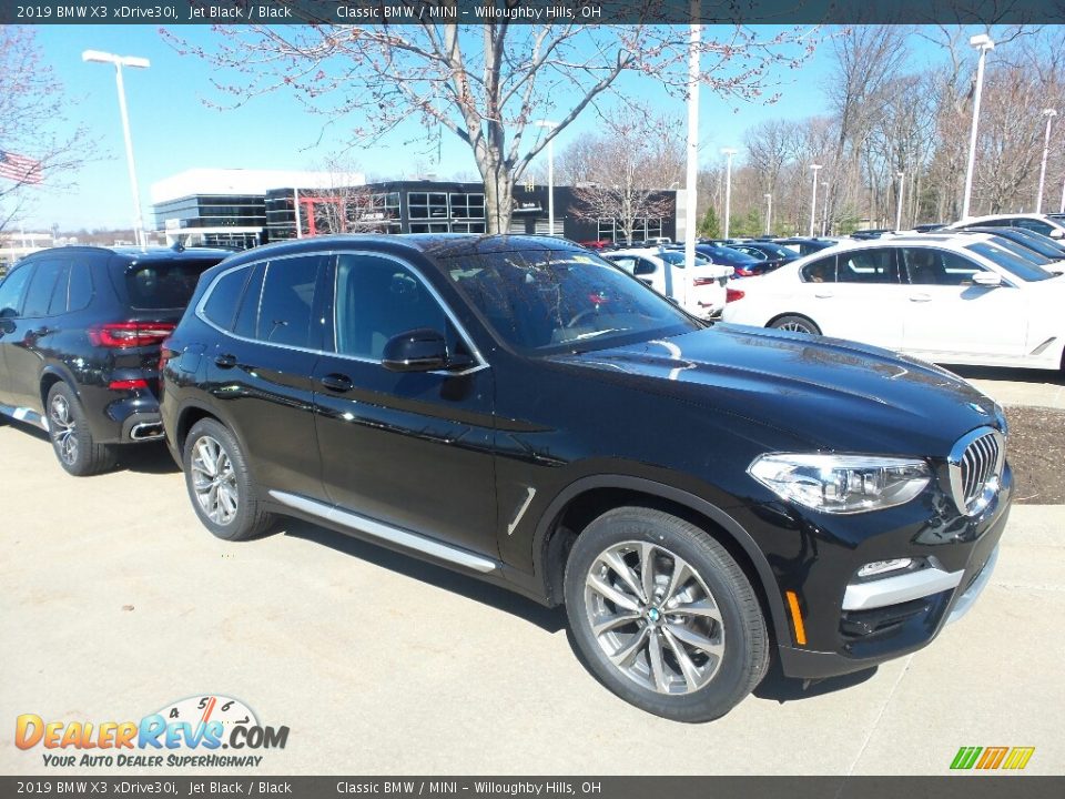 2019 BMW X3 xDrive30i Jet Black / Black Photo #1