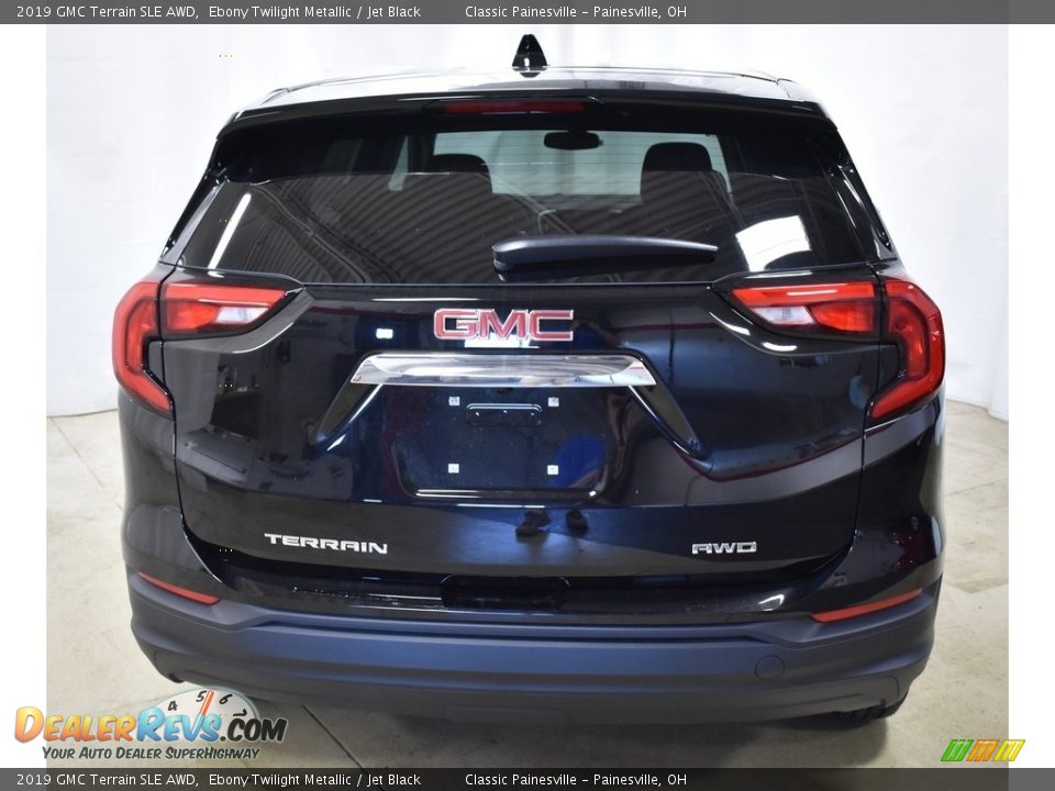 2019 GMC Terrain SLE AWD Ebony Twilight Metallic / Jet Black Photo #3