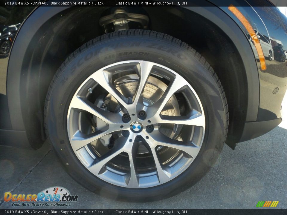 2019 BMW X5 xDrive40i Black Sapphire Metallic / Black Photo #2