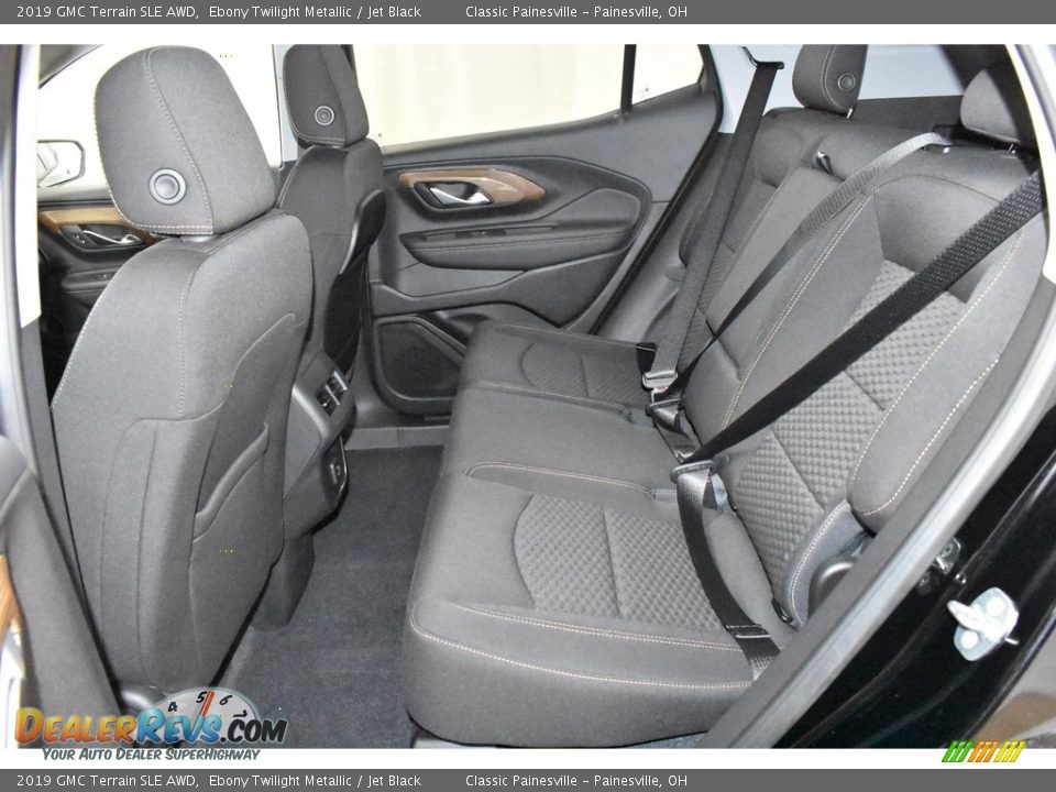 Rear Seat of 2019 GMC Terrain SLE AWD Photo #7