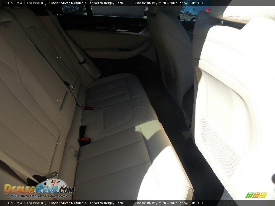2019 BMW X3 xDrive30i Glacier Silver Metallic / Canberra Beige/Black Photo #4