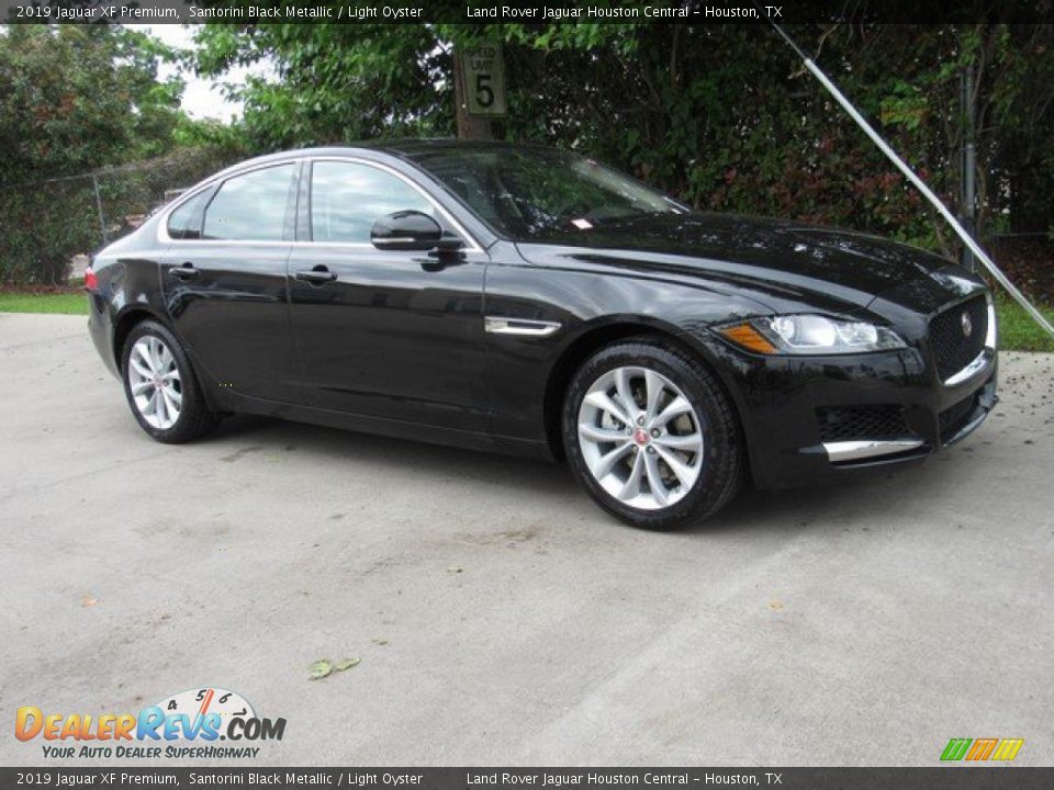 Santorini Black Metallic 2019 Jaguar XF Premium Photo #1