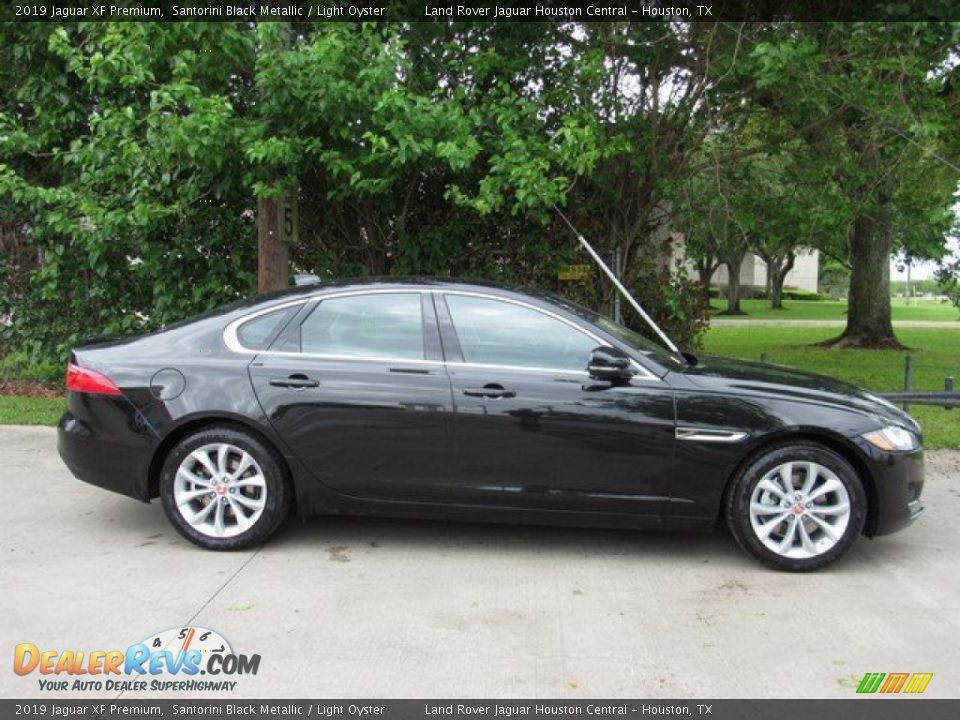 Santorini Black Metallic 2019 Jaguar XF Premium Photo #6