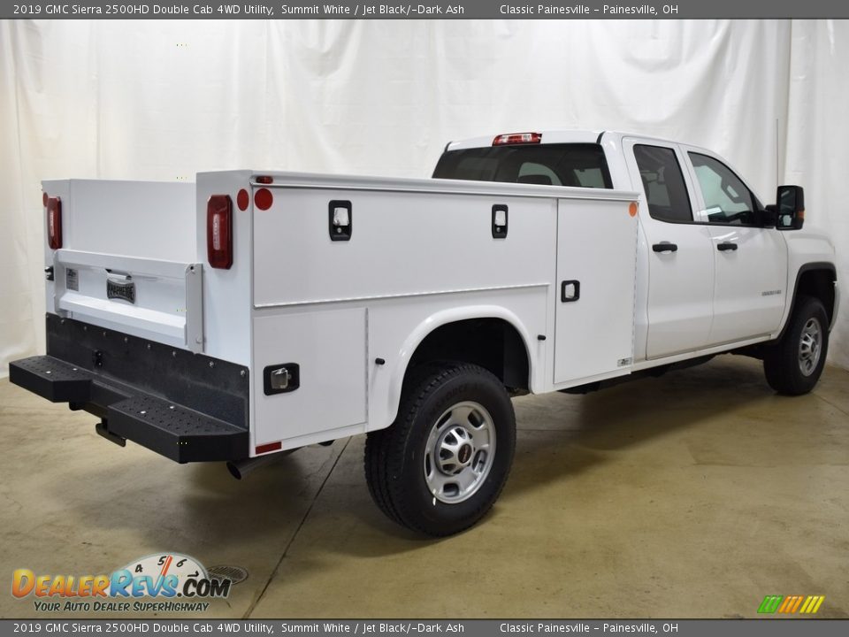 2019 GMC Sierra 2500HD Double Cab 4WD Utility Summit White / Jet Black/­Dark Ash Photo #2