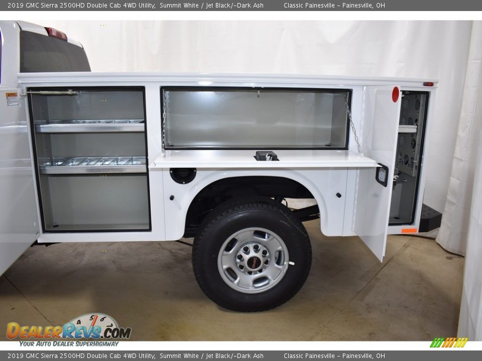 2019 GMC Sierra 2500HD Double Cab 4WD Utility Summit White / Jet Black/­Dark Ash Photo #8