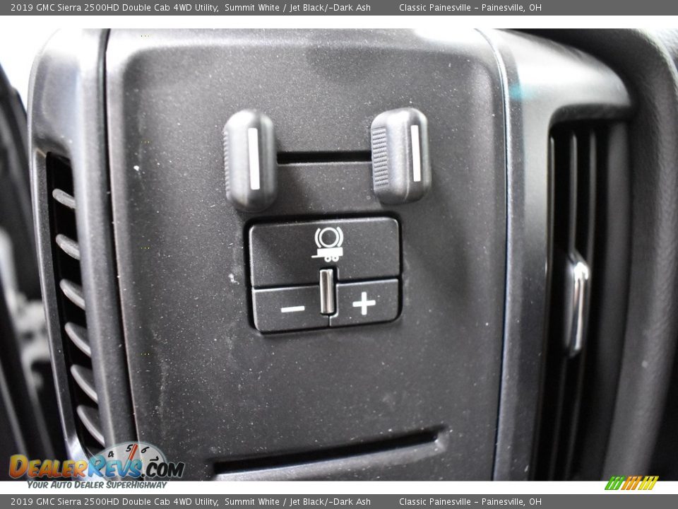 2019 GMC Sierra 2500HD Double Cab 4WD Utility Summit White / Jet Black/­Dark Ash Photo #10