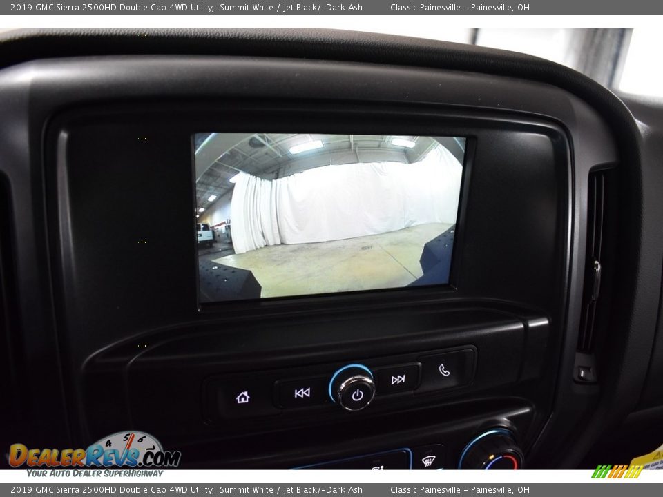 2019 GMC Sierra 2500HD Double Cab 4WD Utility Summit White / Jet Black/­Dark Ash Photo #12