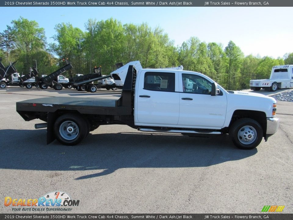 2019 Chevrolet Silverado 3500HD Work Truck Crew Cab 4x4 Chassis Summit White / Dark Ash/Jet Black Photo #6