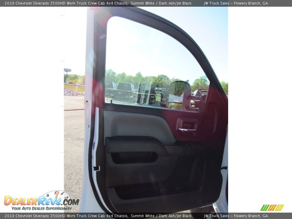 2019 Chevrolet Silverado 3500HD Work Truck Crew Cab 4x4 Chassis Summit White / Dark Ash/Jet Black Photo #14