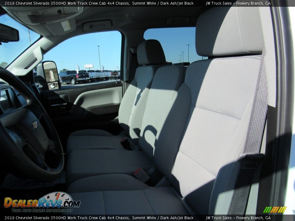2019 Chevrolet Silverado 3500HD Work Truck Crew Cab 4x4 Chassis Summit White / Dark Ash/Jet Black Photo #18