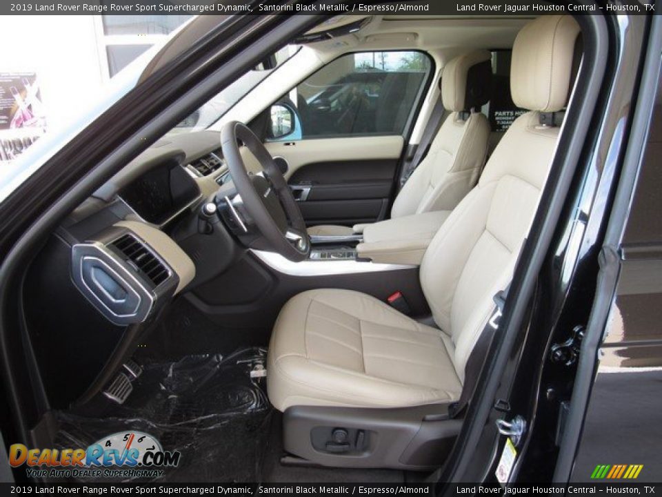 2019 Land Rover Range Rover Sport Supercharged Dynamic Santorini Black Metallic / Espresso/Almond Photo #3