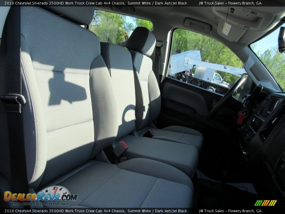 2019 Chevrolet Silverado 3500HD Work Truck Crew Cab 4x4 Chassis Summit White / Dark Ash/Jet Black Photo #24