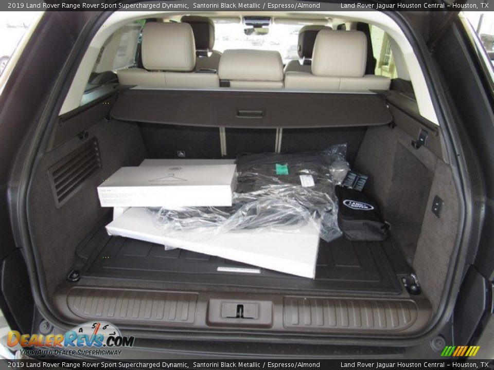 2019 Land Rover Range Rover Sport Supercharged Dynamic Santorini Black Metallic / Espresso/Almond Photo #17