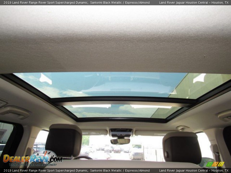 2019 Land Rover Range Rover Sport Supercharged Dynamic Santorini Black Metallic / Espresso/Almond Photo #18