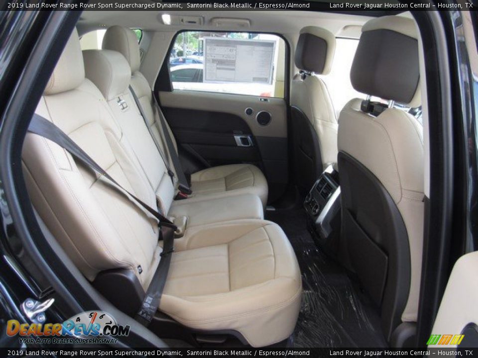 2019 Land Rover Range Rover Sport Supercharged Dynamic Santorini Black Metallic / Espresso/Almond Photo #19