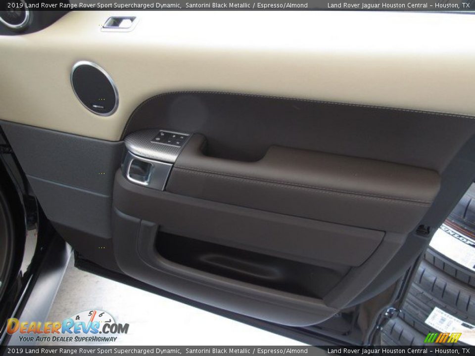 2019 Land Rover Range Rover Sport Supercharged Dynamic Santorini Black Metallic / Espresso/Almond Photo #20