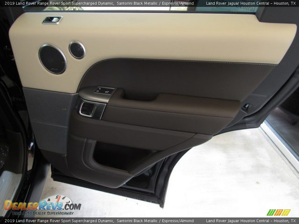 2019 Land Rover Range Rover Sport Supercharged Dynamic Santorini Black Metallic / Espresso/Almond Photo #21