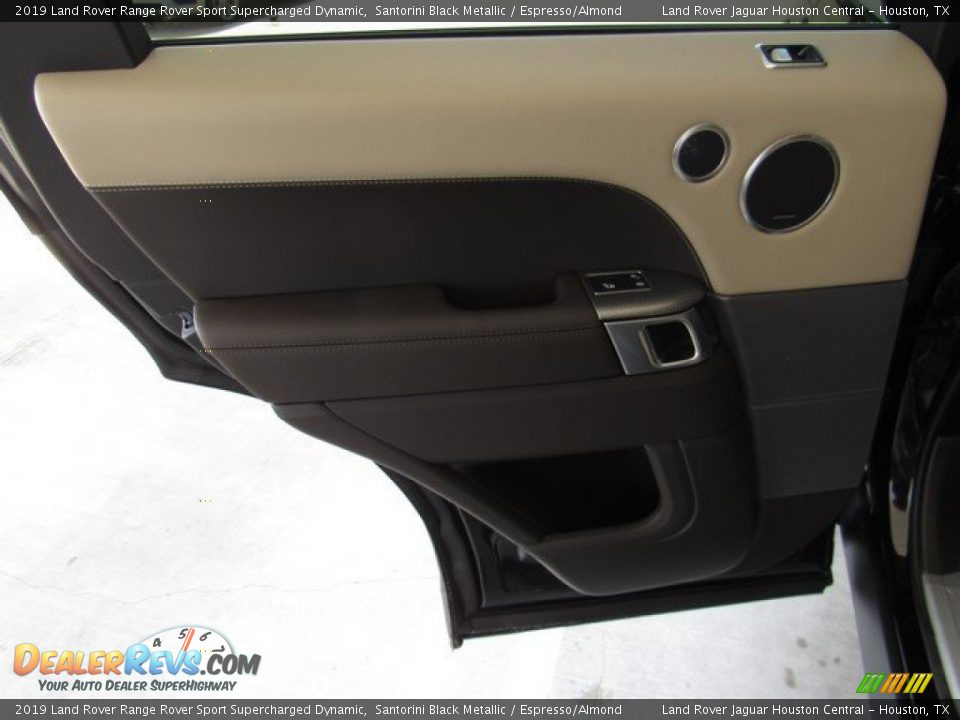 2019 Land Rover Range Rover Sport Supercharged Dynamic Santorini Black Metallic / Espresso/Almond Photo #22